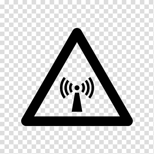 Non-ionizing radiation Warning sign Ionization Hazard symbol, others transparent background PNG clipart