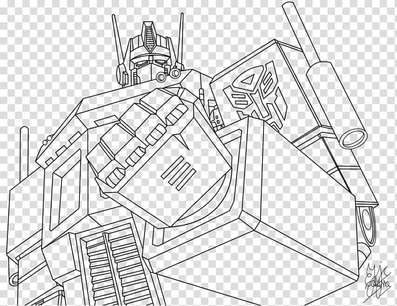 Optimus Prime Megatron Drawing Sketch, painting transparent background PNG clipart