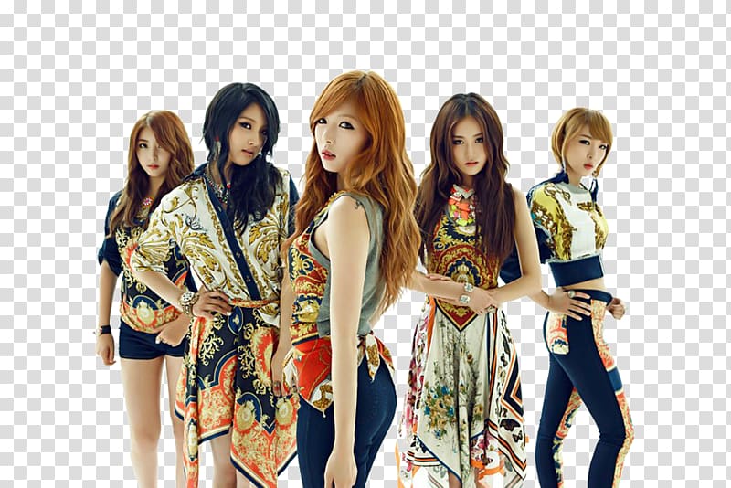 4Minute K-pop Korean idol Crazy Volume Up, minutes transparent background PNG clipart