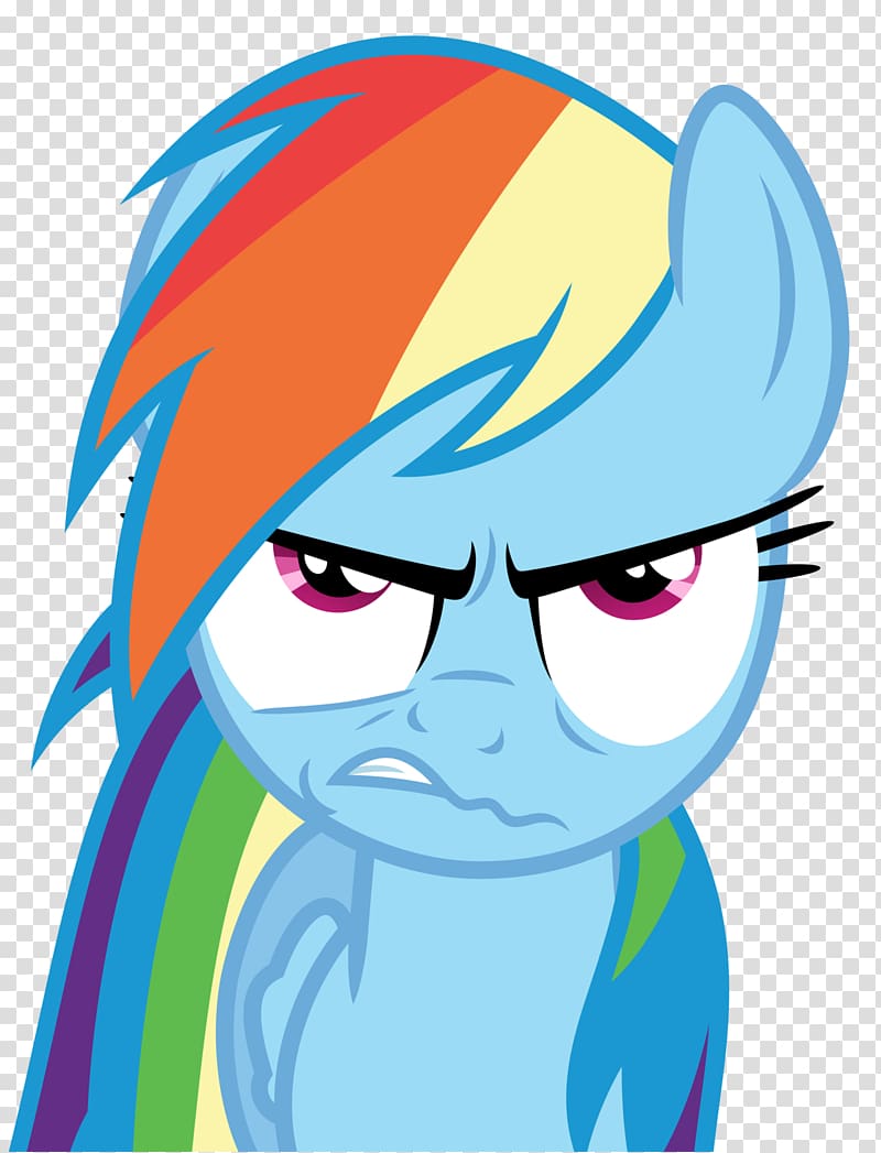 Rainbow Dash Pony Pinkie Pie Applejack Twilight Sparkle, angry transparent background PNG clipart