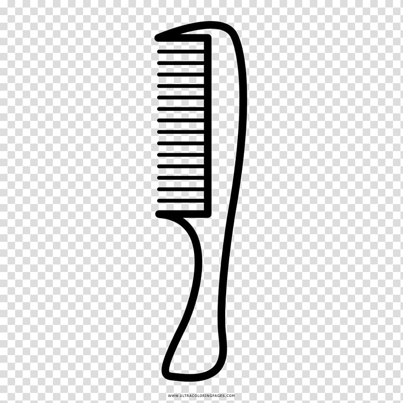 Comb Drawing Coloring book Brush Hairstyle, hair transparent background PNG clipart