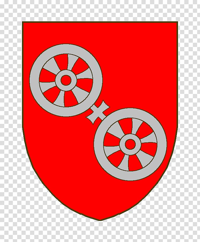 Wheel of Mainz Wiesbaden City Coat of arms, deutschland meme transparent background PNG clipart