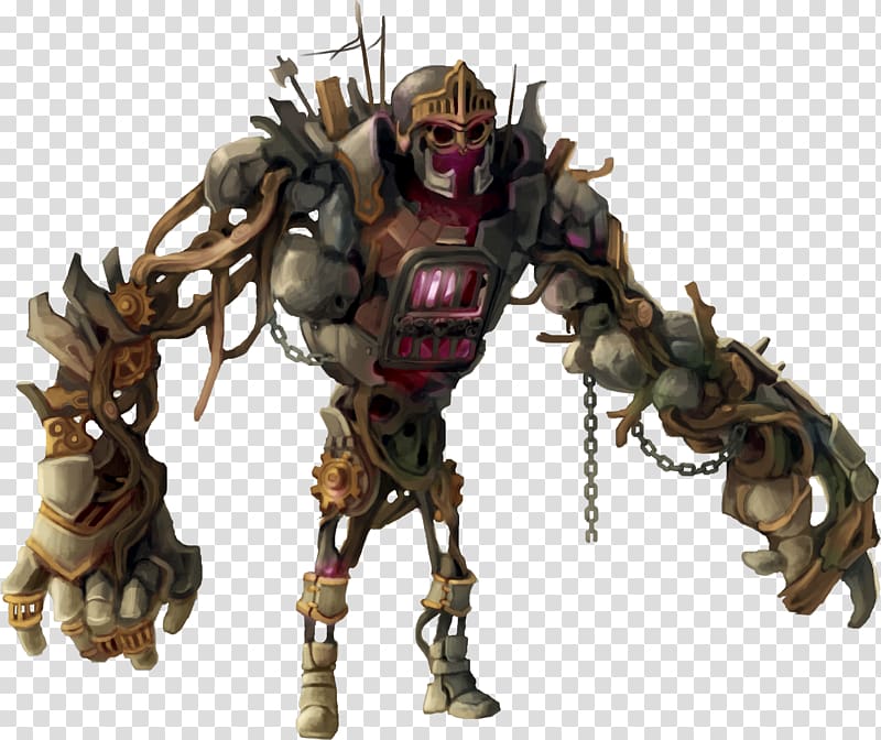 Trine 3: The Artifacts of Power Golem Concept art Shadowgrounds, junk transparent background PNG clipart