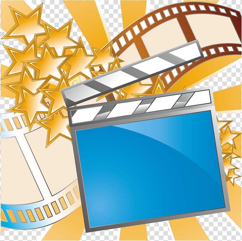 Film Cinema Ticket Art, Movie theme material transparent background PNG clipart