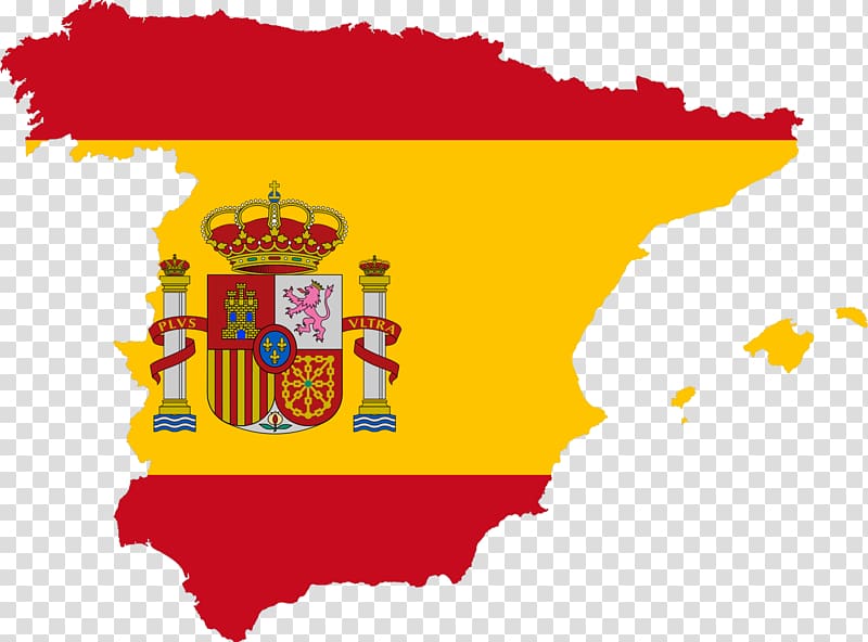 yellow and red flag , Flag of Spain Map English, Spain Flag Icon transparent background PNG clipart