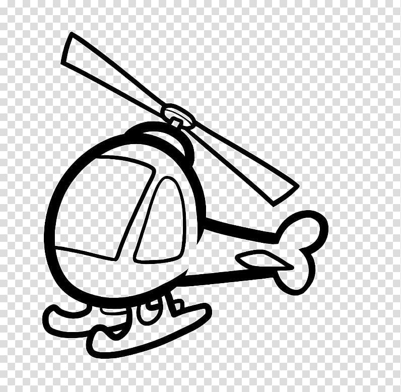 Helicopter Car Drawing Child Coloring book, Black lines painted stick figure helicopter transparent background PNG clipart