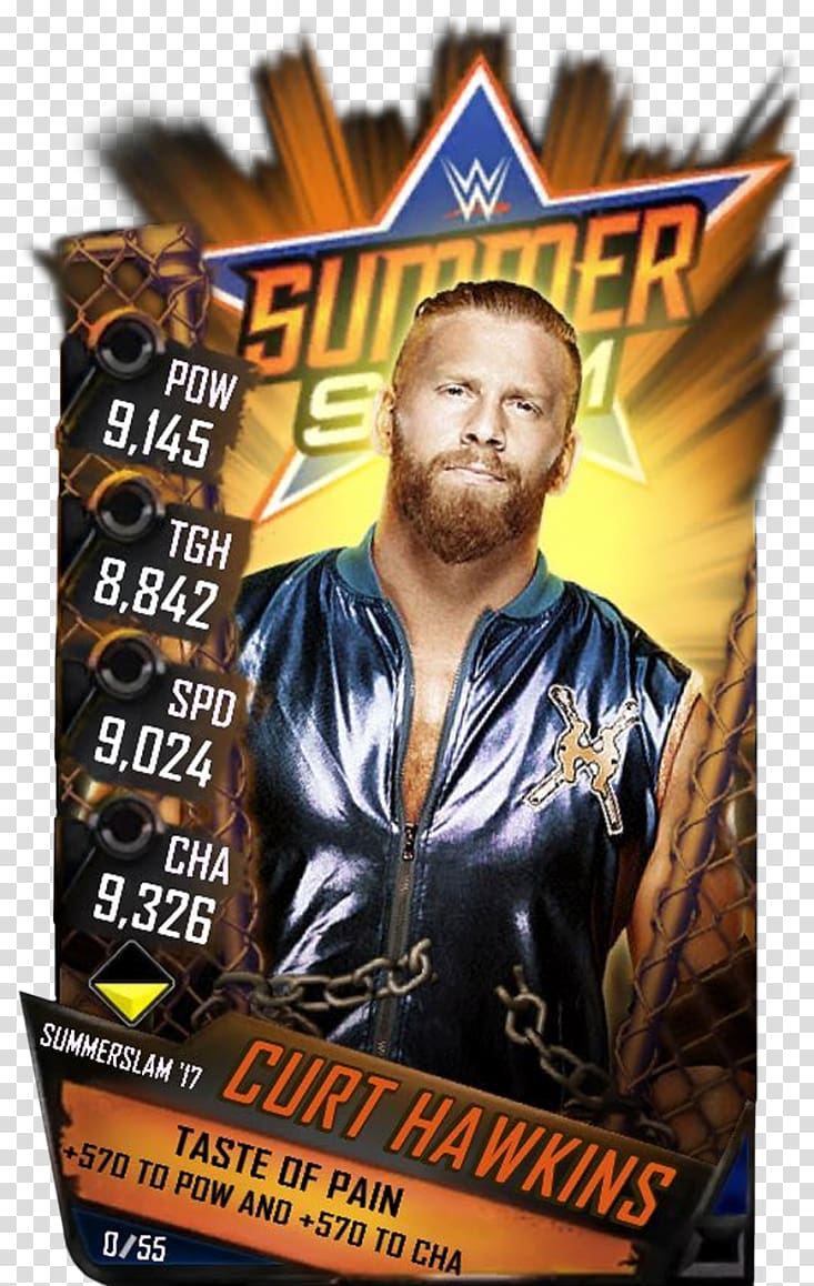 Finn Bálor SummerSlam (2017) SummerSlam (2018) WWE SuperCard WWE Raw, curt hawkins transparent background PNG clipart