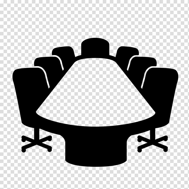 oval black table and chairs, Conference Centre Meeting Convention Office Computer Icons, meeting room transparent background PNG clipart