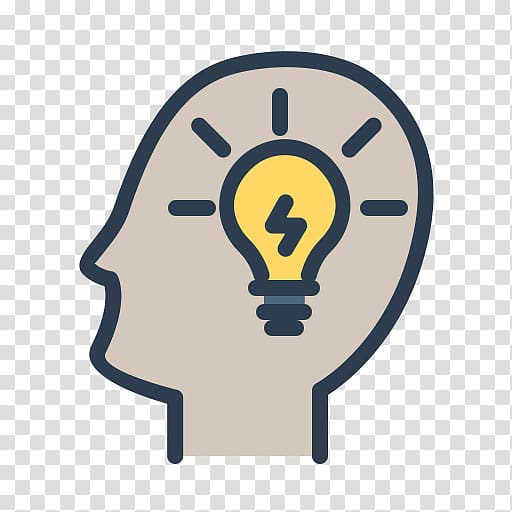 Incandescent light bulb Brain Computer Icons Idea, light transparent background PNG clipart