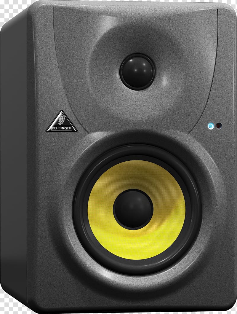 Studio monitor Loudspeaker Behringer Tweeter Powered speakers, studio monitors transparent background PNG clipart