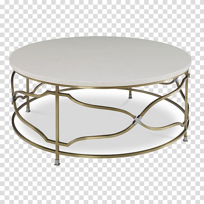 Coffee table Coffee table Cocktail Furniture, White round coffee table transparent background PNG clipart