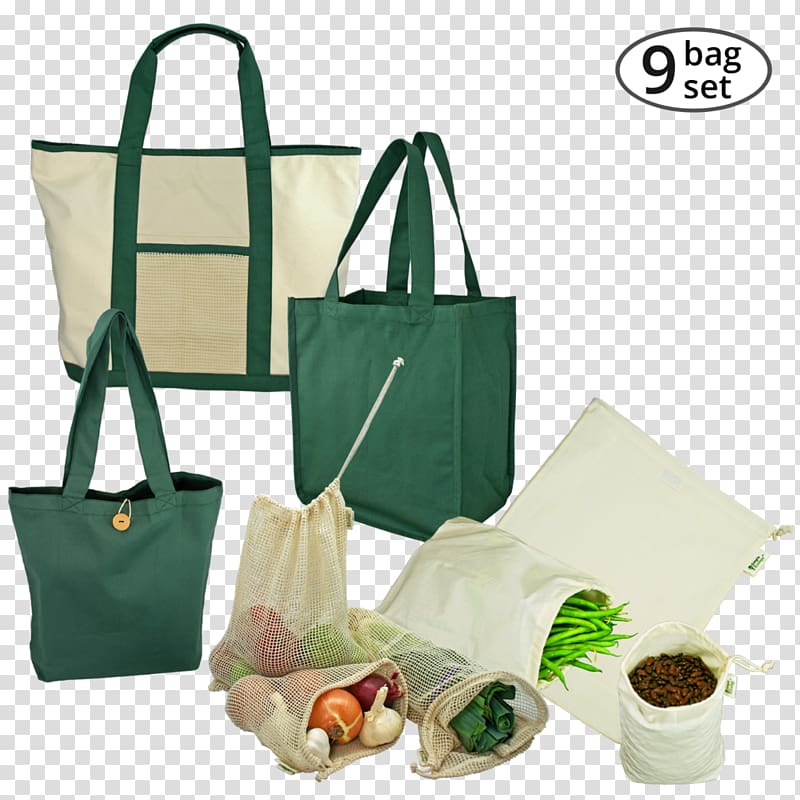 Tote bag Organic cotton Shopping Bags & Trolleys Reusable shopping bag, bag transparent background PNG clipart