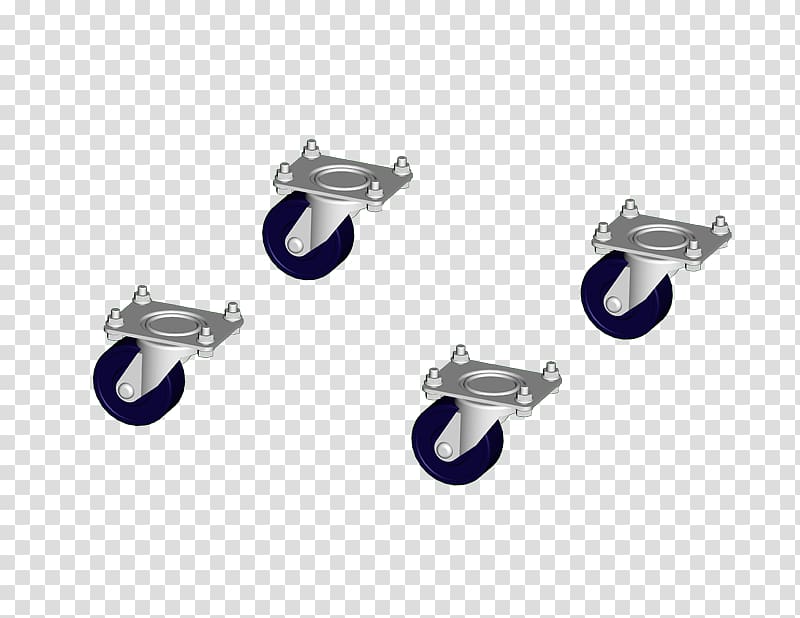 Earring Cobalt blue Body Jewellery Cufflink, silver transparent background PNG clipart