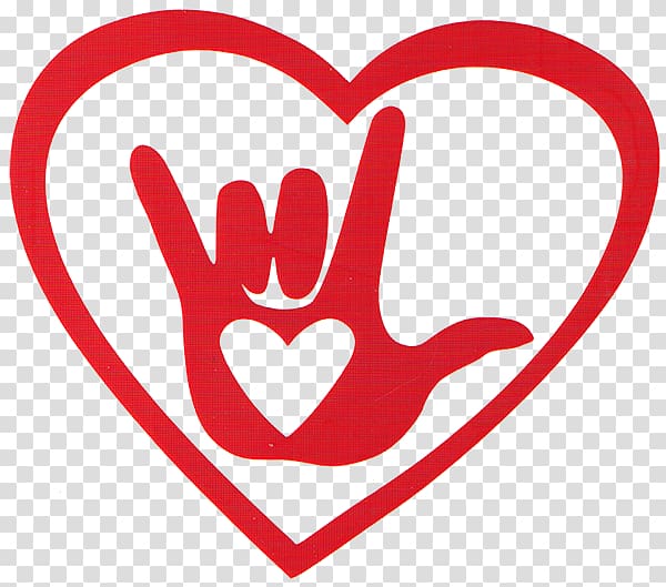 American Sign Language Love ILY sign, Hand Cut Out transparent background PNG clipart