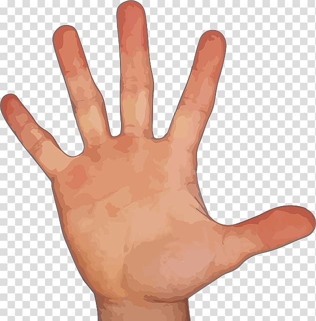 Finger Hand Pixel, Hand With Five Fingers transparent background PNG clipart