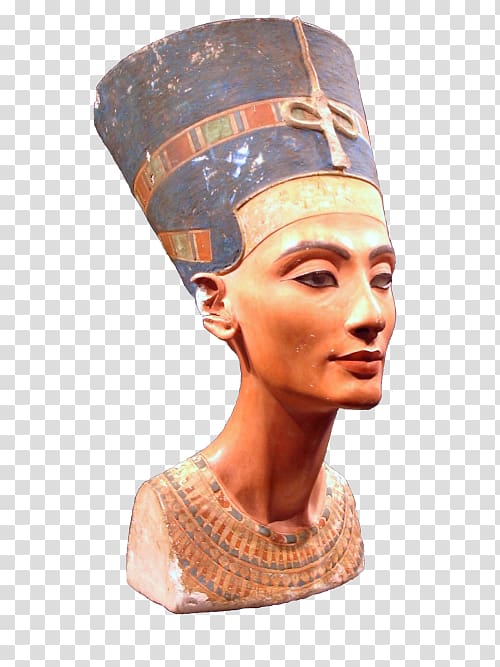 Nefertiti Bust Ancient Egypt Egyptian Museum of Berlin KV62, Nefertiti transparent background PNG clipart