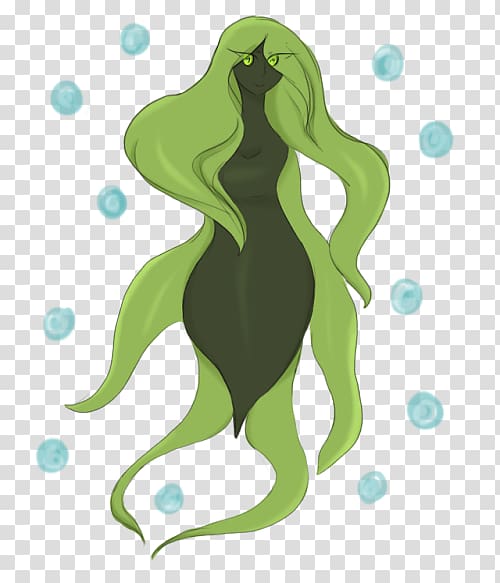 Costume design Cartoon Organism, Seaweed watercolor transparent background PNG clipart