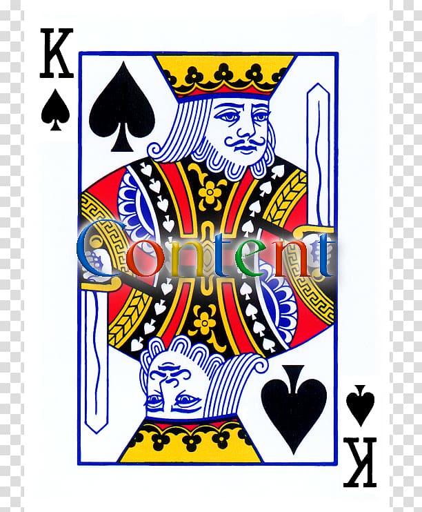 Poker King Playing card Card game Standard 52-card deck, king ...