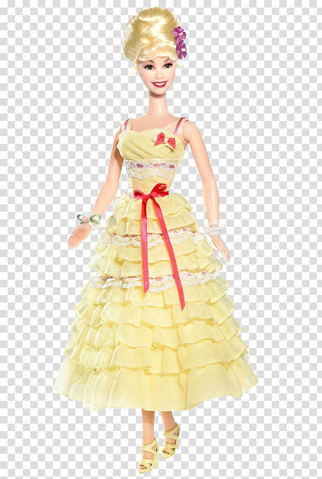 Grease Frenchy Barbie Doll (Dance Off) Betty Rizzo, yellow dancer transparent background PNG clipart