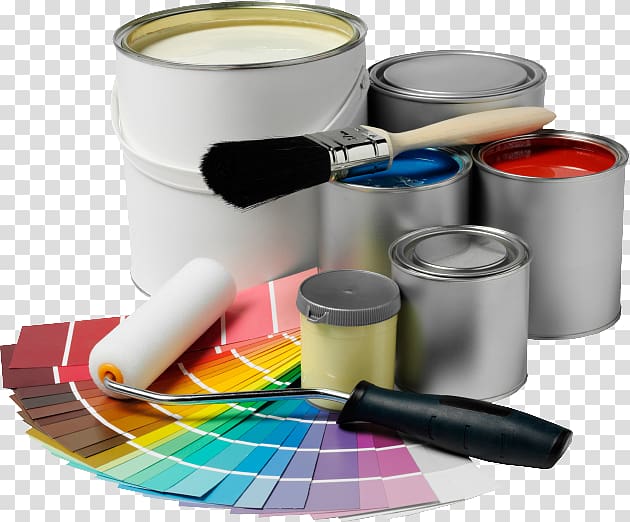 House painter and decorator Painting Interior Design Services Building, hand-painted material transparent background PNG clipart