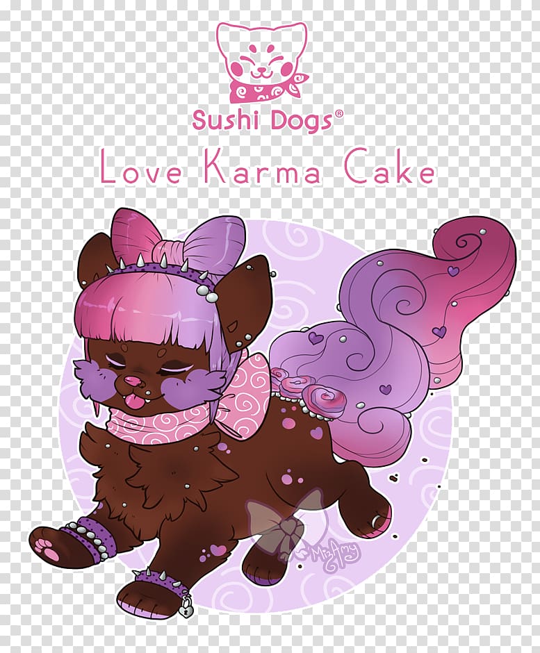 Dog Sushi Cupcake Animal, Dog transparent background PNG clipart