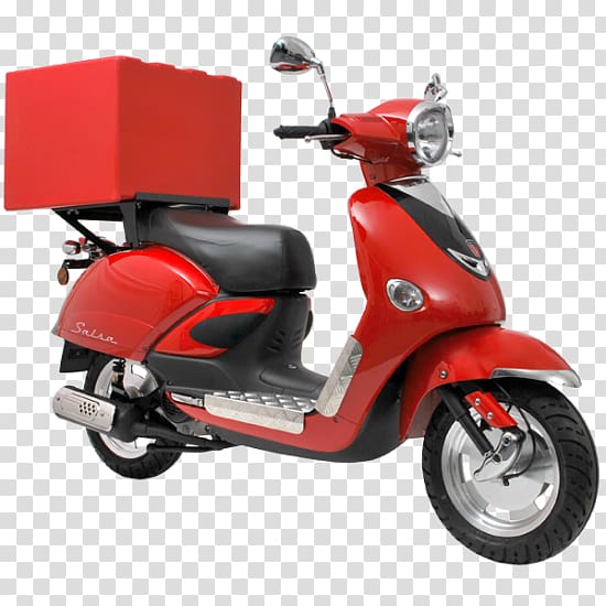 Motorized scooter Yamaha Motor Company Motorcycle accessories, delivery scooter transparent background PNG clipart