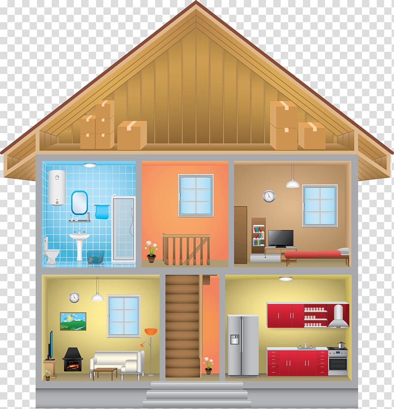inside house background clipart