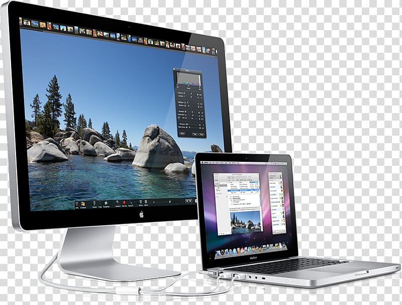 Apple Thunderbolt Display MacBook Pro Macintosh Apple Cinema Display, macbook transparent background PNG clipart