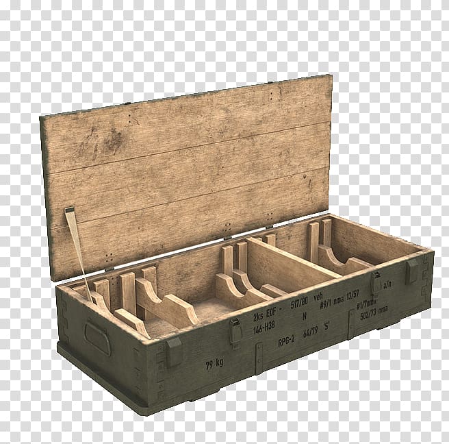 Ammunition box Crate Wood, Open wooden ammunition box transparent background PNG clipart