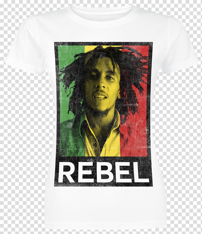 Bob Marley T-shirt Merchandising Reggae Fan, bob marley transparent background PNG clipart