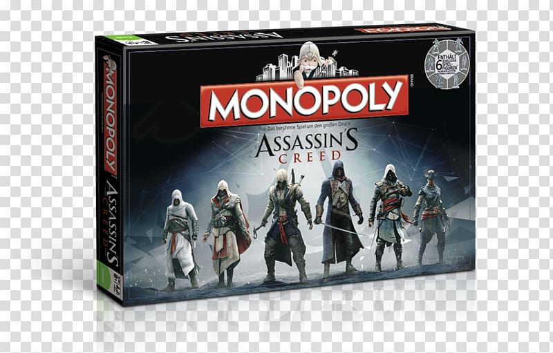 Monopoly Junior Assassin's Creed Syndicate Assassin's Creed Rogue Ezio Auditore, monopoly hotel transparent background PNG clipart