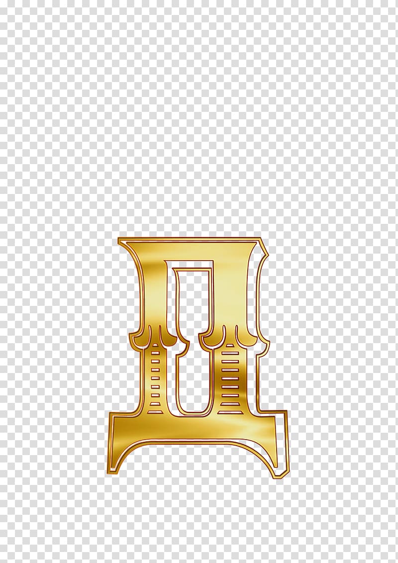 gold-colored logo, Cyrillic Small Letter D transparent background PNG clipart