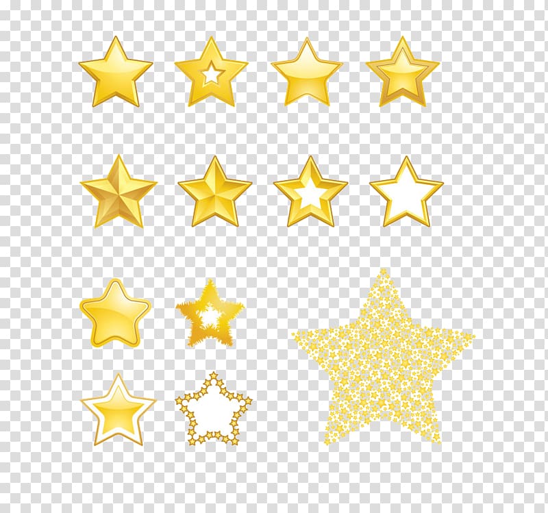 Star Euclidean , Gold five-pointed star transparent background PNG clipart