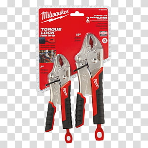 Hand tool Locking pliers Milwaukee Electric Tool Corporation, Pliers transparent background PNG clipart thumbnail