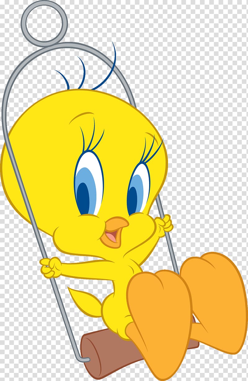 Tweety Looney Tunes Cartoon , fun transparent background PNG clipart