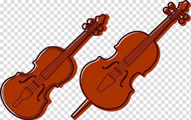 Bass violin Musical instrument, violin transparent background PNG clipart