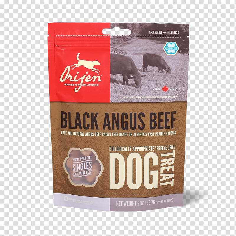 Dog biscuit Angus cattle Orijen, Dog transparent background PNG clipart