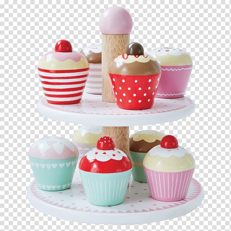 Sundae Cupcake Petit four Muffin Toy, cupcake stand transparent background PNG clipart