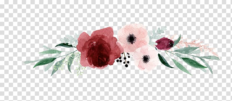 Watercolor painting Flower Floral design, flower transparent background PNG clipart