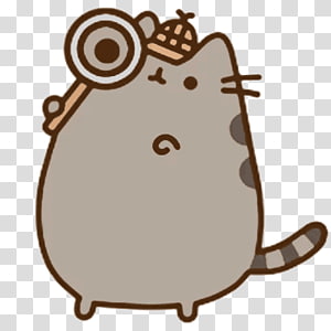 Sticker VKontakte Telegram Pusheen, pusheen cat transparent