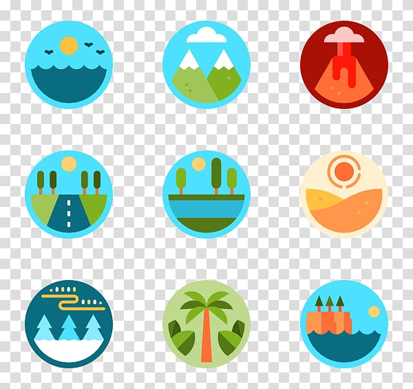 Computer Icons Icon design , mountains and river transparent background PNG clipart