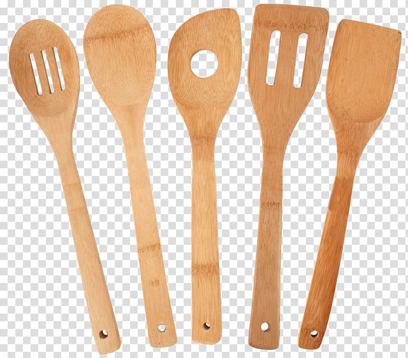 Kitchen utensil Bamboo Spatula Spoon Ladle, Cooking Tools transparent background PNG clipart