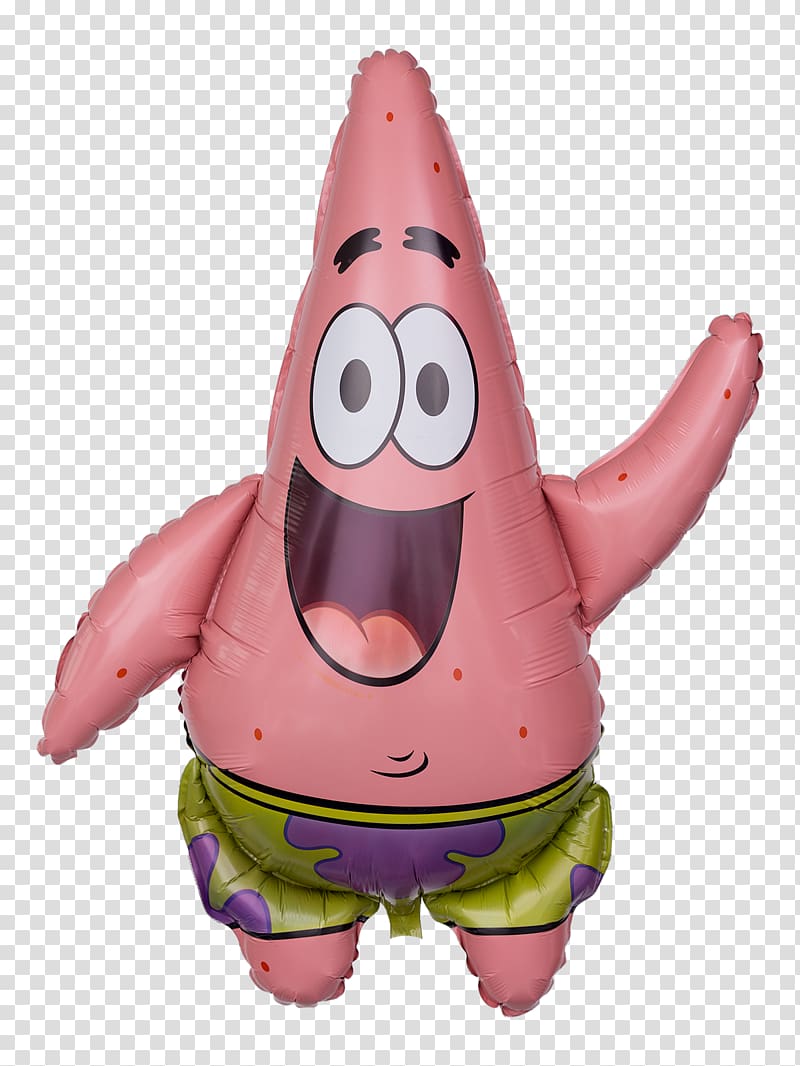 Patrick Star Toy balloon Balloon mail Birthday, balloon transparent background PNG clipart