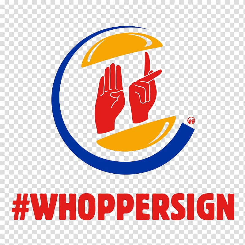 Logo The Burger King Hamburger Sign language, burger king transparent background PNG clipart