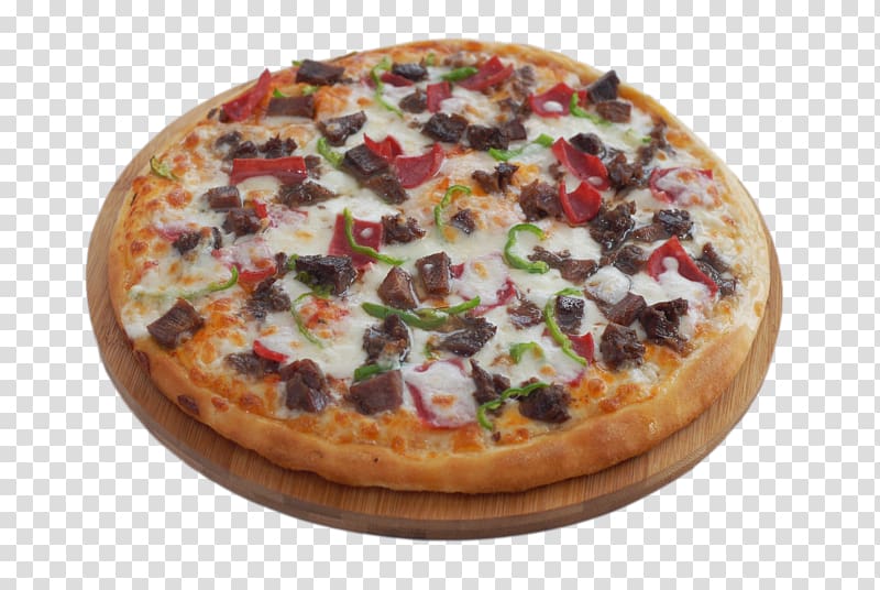 California-style pizza Sicilian pizza Meatball Sicilian cuisine, pizza illustration transparent background PNG clipart