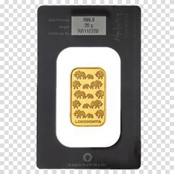Rand Refinery Gold bar Gram Elephantidae, rand refinery transparent background PNG clipart