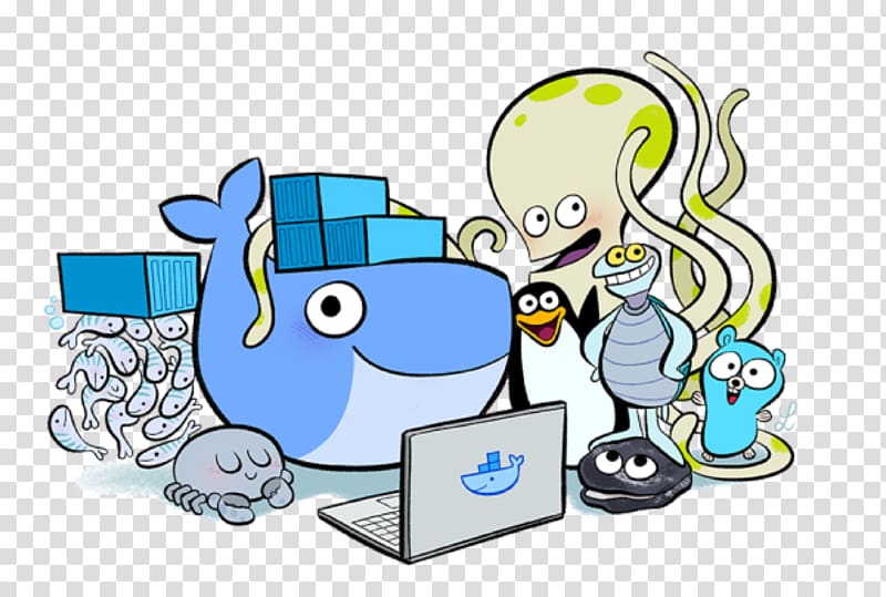 Docker DevOps Linux kernel GitHub, container transparent background PNG clipart