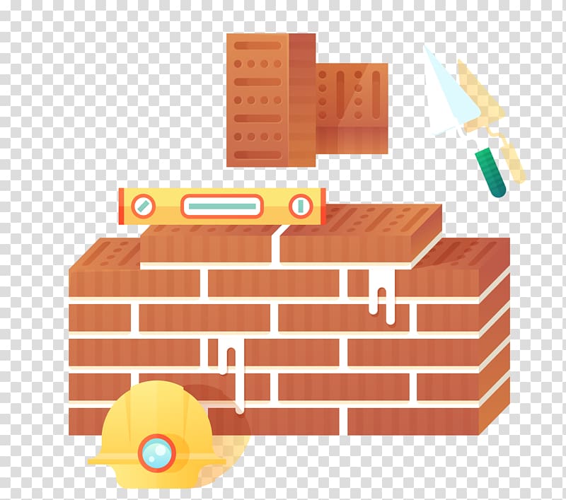 Brick Building material Wall Architectural engineering, brick wall transparent background PNG clipart