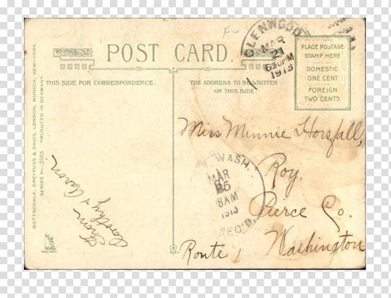 Paper Product Post Cards Document cardboard, vintage postmark transparent background PNG clipart