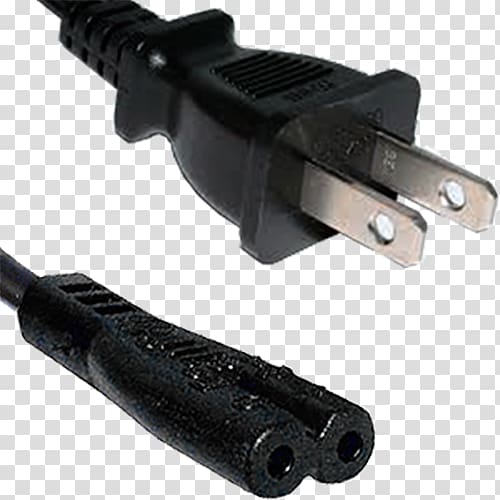 Electrical cable 2m Power Cord US 2 Pin Plug to C7 Lead Figure of Eight Fig 8 Cable RB-296 Electrical connector Power cable, Laptop Power Cord C15 transparent background PNG clipart